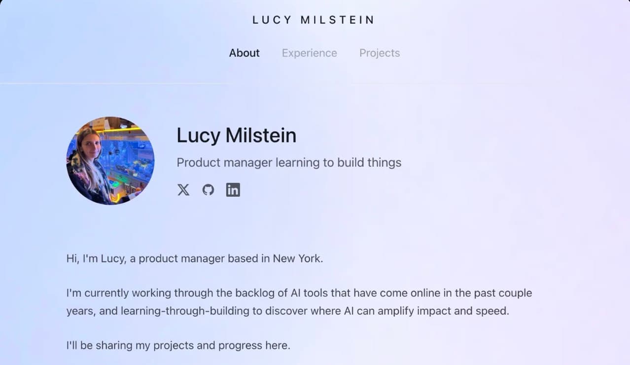 First attempt at building the website